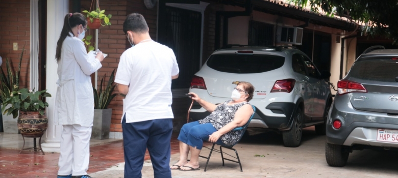 Primera jornada de verificación Voto en Casa se realizó en 8 barrios de la ciudad de Luque
