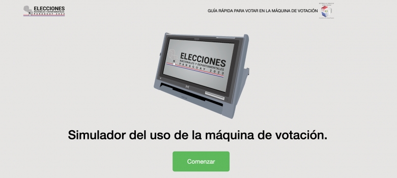 Simulador web de Máquinas de Votación ya se encuentra disponible 