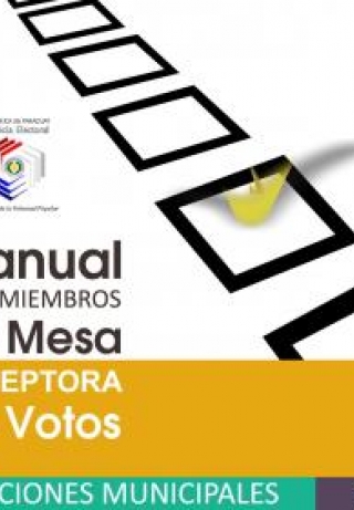 Libro Manual para Miembros de Mesa Receptora de Votos.