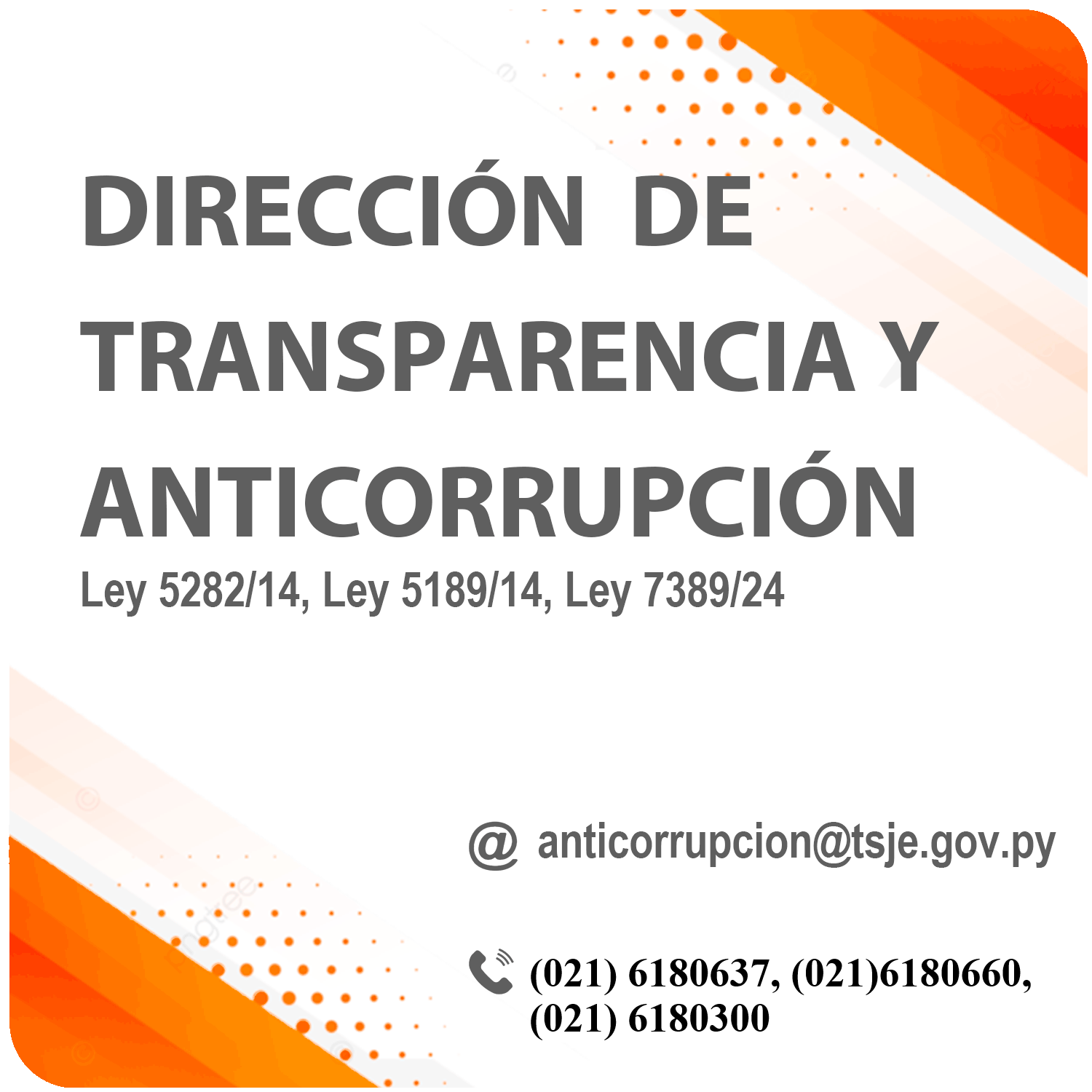 Dirección de Transparencia y Anticorrupción